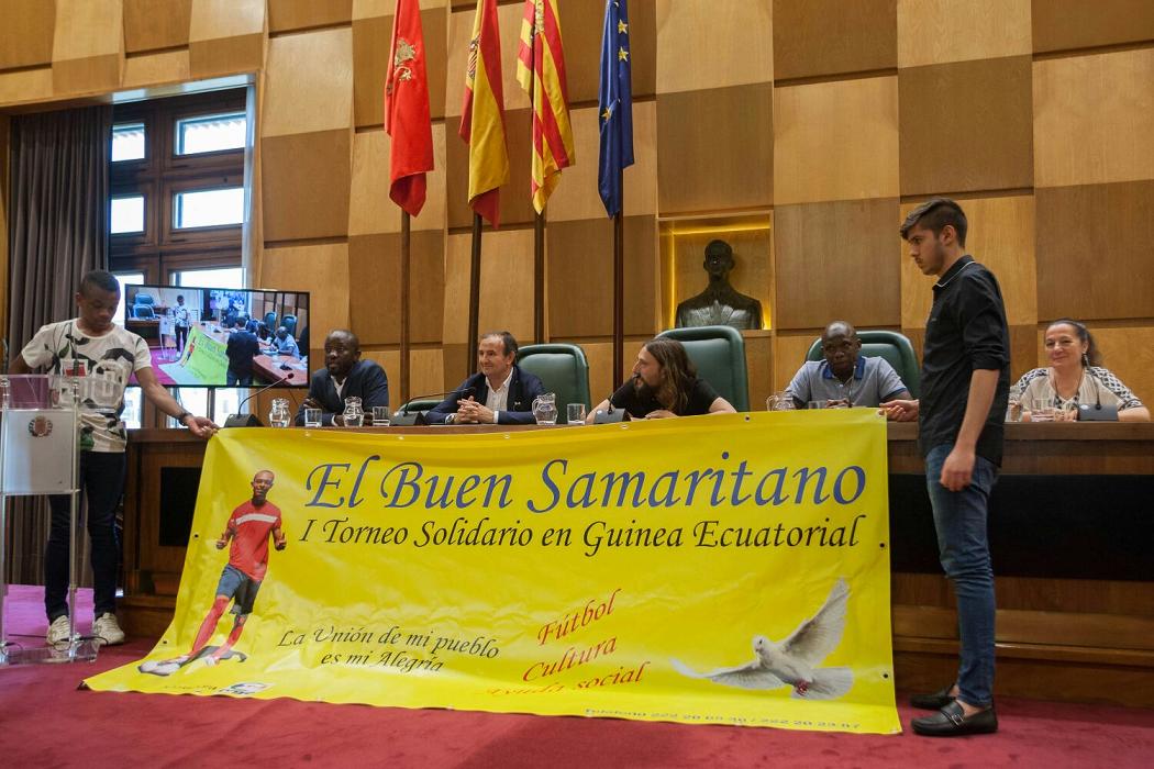 Presentación El Buen Samaritano en Salón Plenos del Ayuntamiento Zaragoza 2016